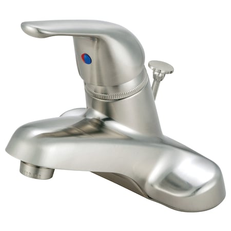 Kingston Brass 4" Centerset Bathroom Faucet, Brushed Nickel GKB548B